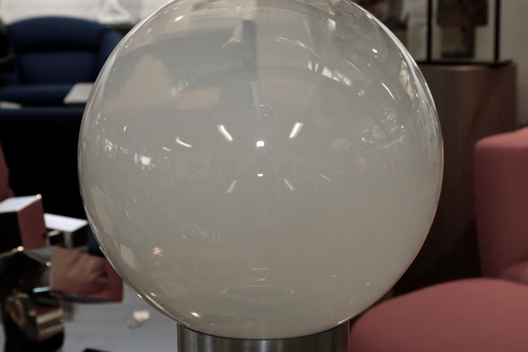 Sonneman Bubble Sphere Lamp Labelled In Good Condition In Palm Springs, CA