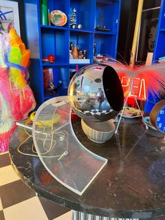 Sonneman Chrome Ball Table Lamp