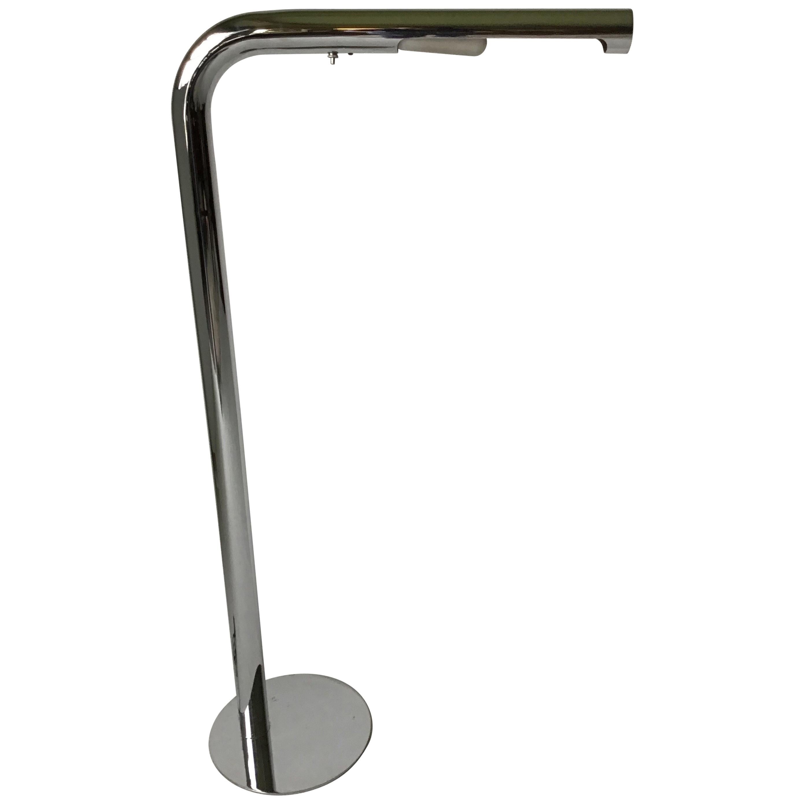 Sonneman Chrome Tube Floor Lamp For Sale