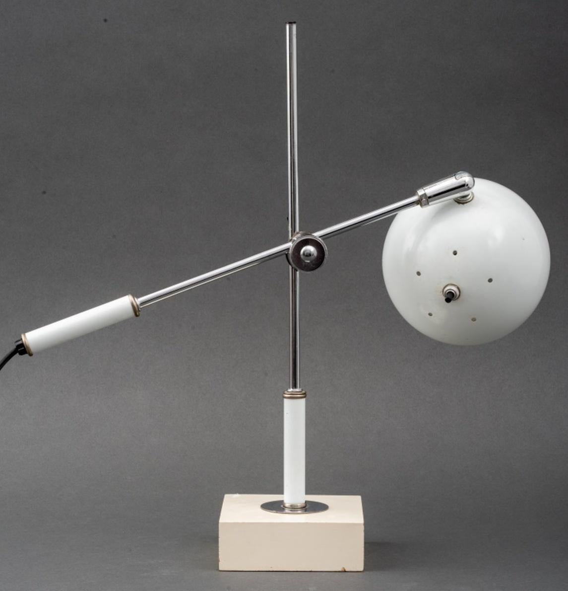 20th Century Sonneman Mid-Century Modern Desk Lamp For Sale