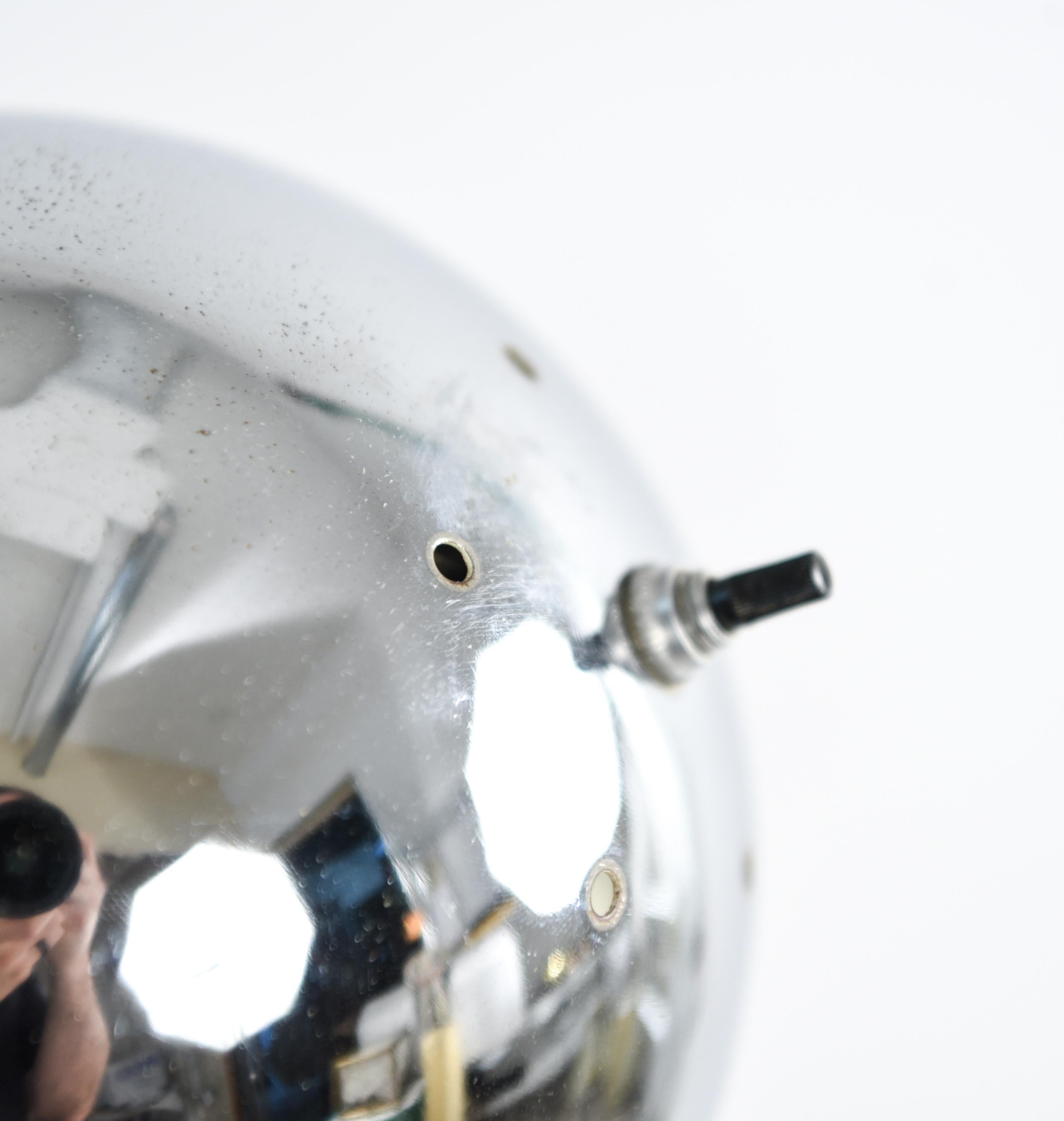Sonneman Style Chrome Eye Ball Arc Lamp 3