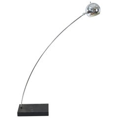 Sonneman Style Chrome Eye Ball Arc Lamp