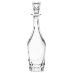 Sonnet Wine Decanter Lead-Free Crystal Glass Clear, 1 Qt