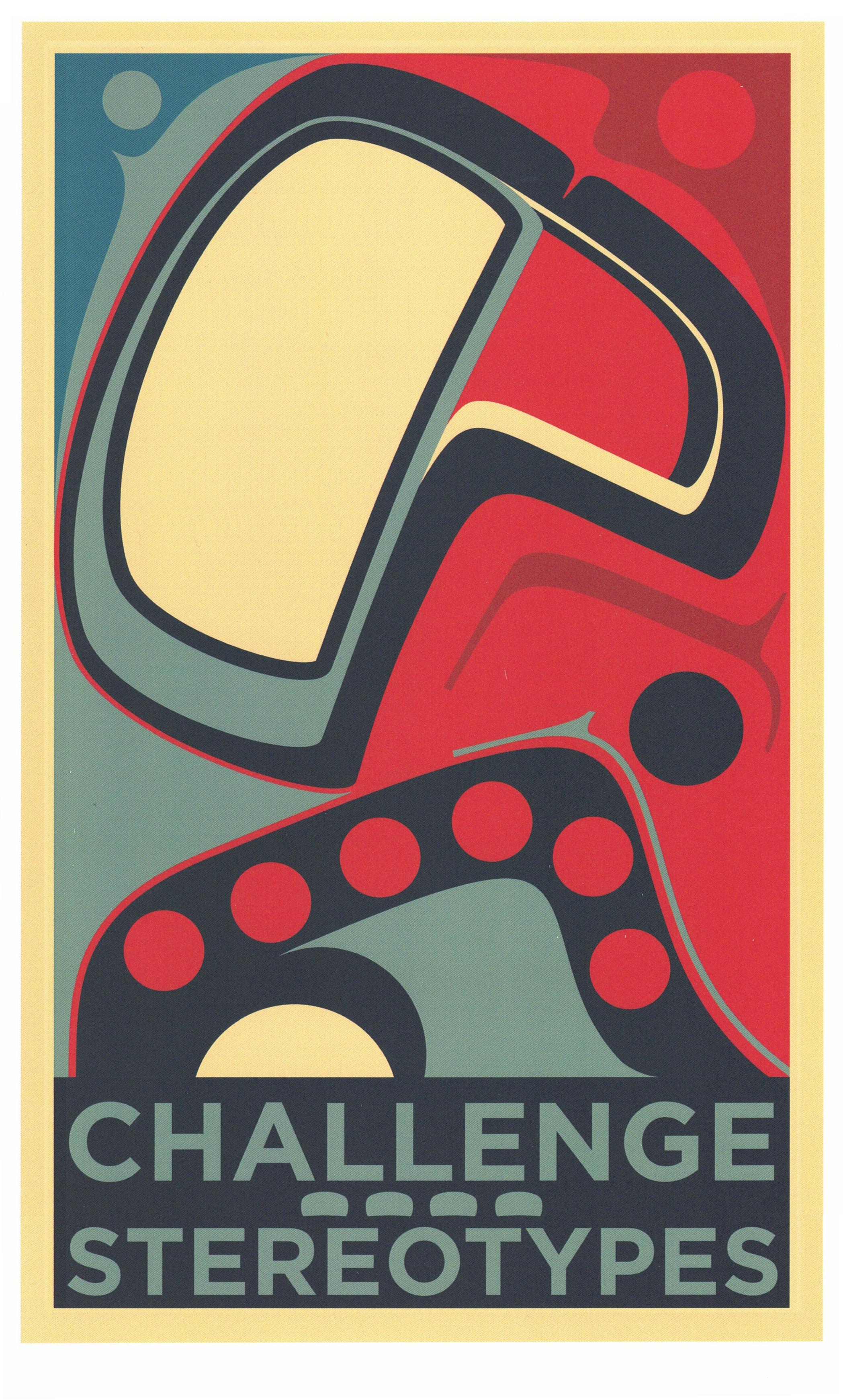 Sonny Assu Abstract Print - There is Hope, If We Rise (Challenge Stereotypes)