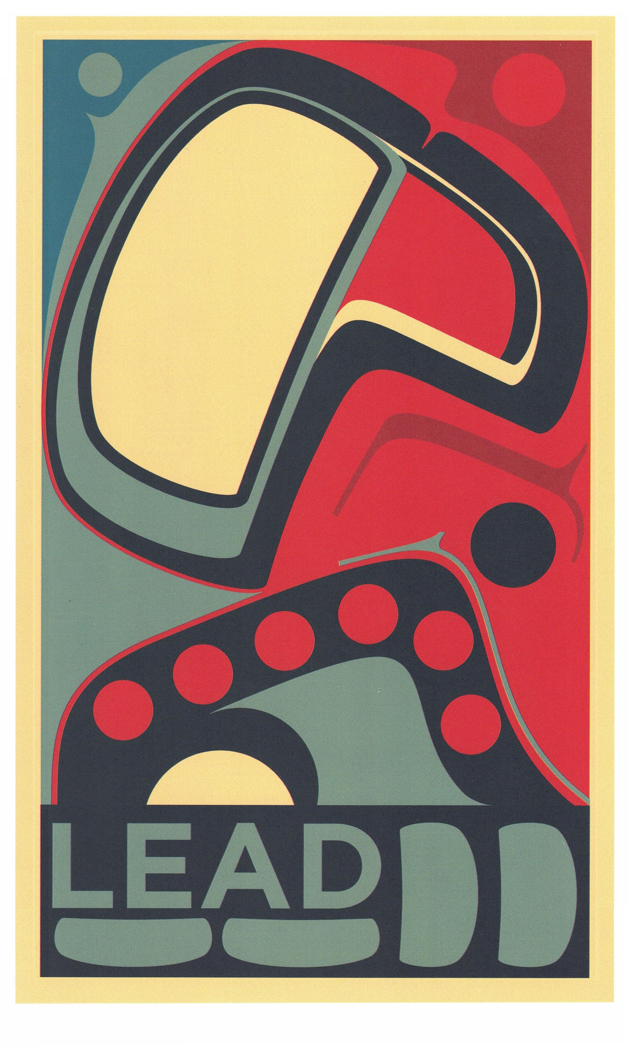Sonny Assu Abstract Print - There is Hope, If We Rise (Lead)