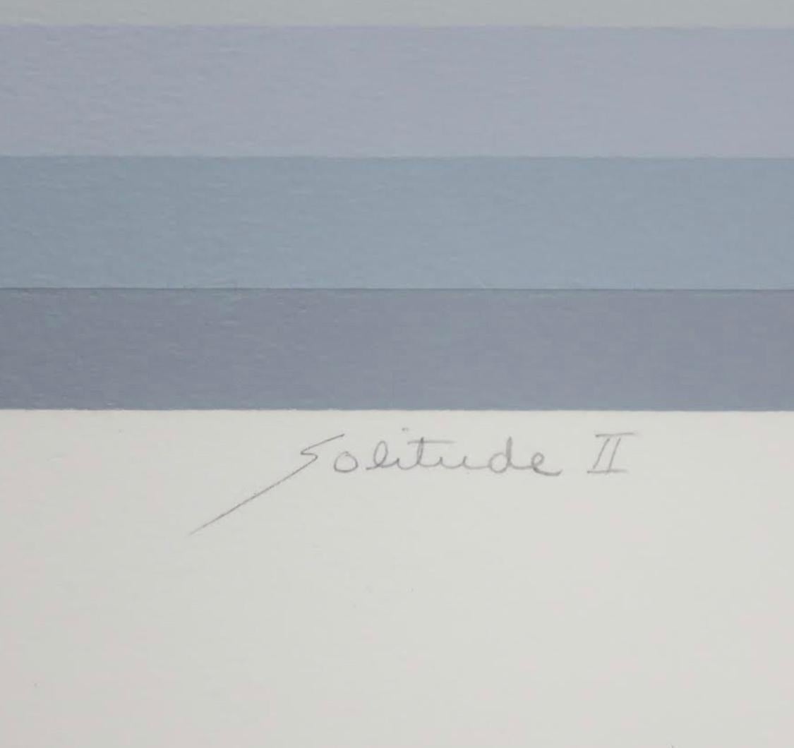 American Sonny Zoback 'Solitude II' Serigraph, 1984