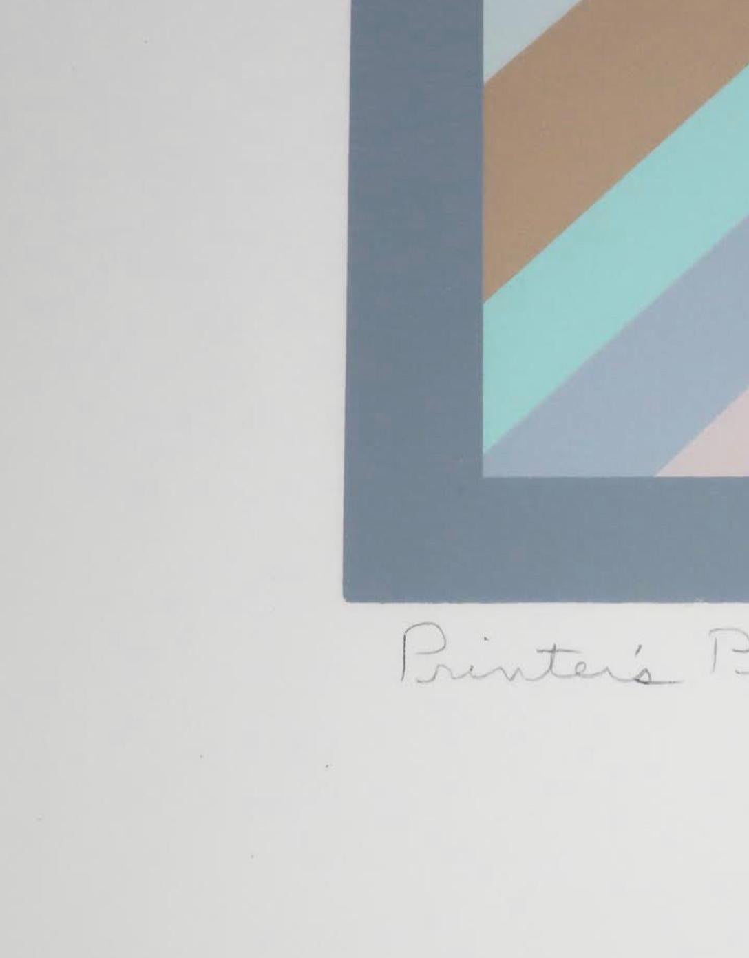 Sonny Zoback 'Solitude II' Serigraph, 1984 In Good Condition In Brooklyn, NY