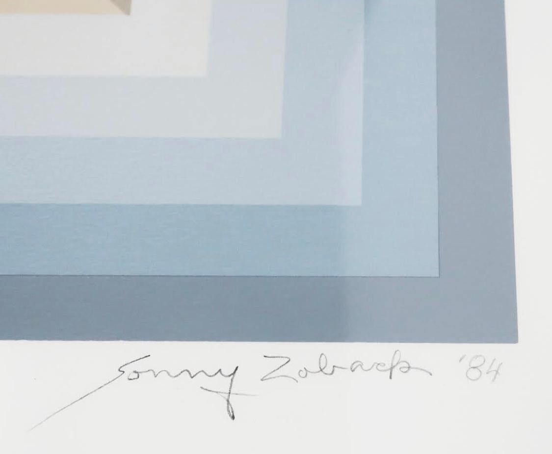 20th Century Sonny Zoback 'Solitude II' Serigraph, 1984