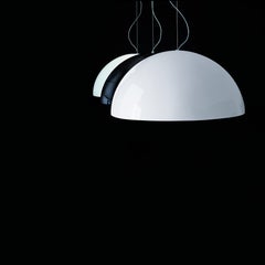 Sonora Suspension Lamp Black by Vico Magistretti for Oluce