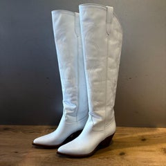 Sonora White Over the Knee Boots IT 38