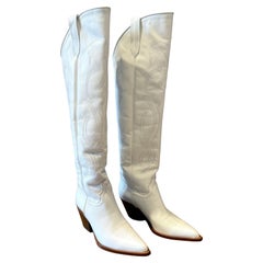 Sonora White Over the Knee Boots IT 38
