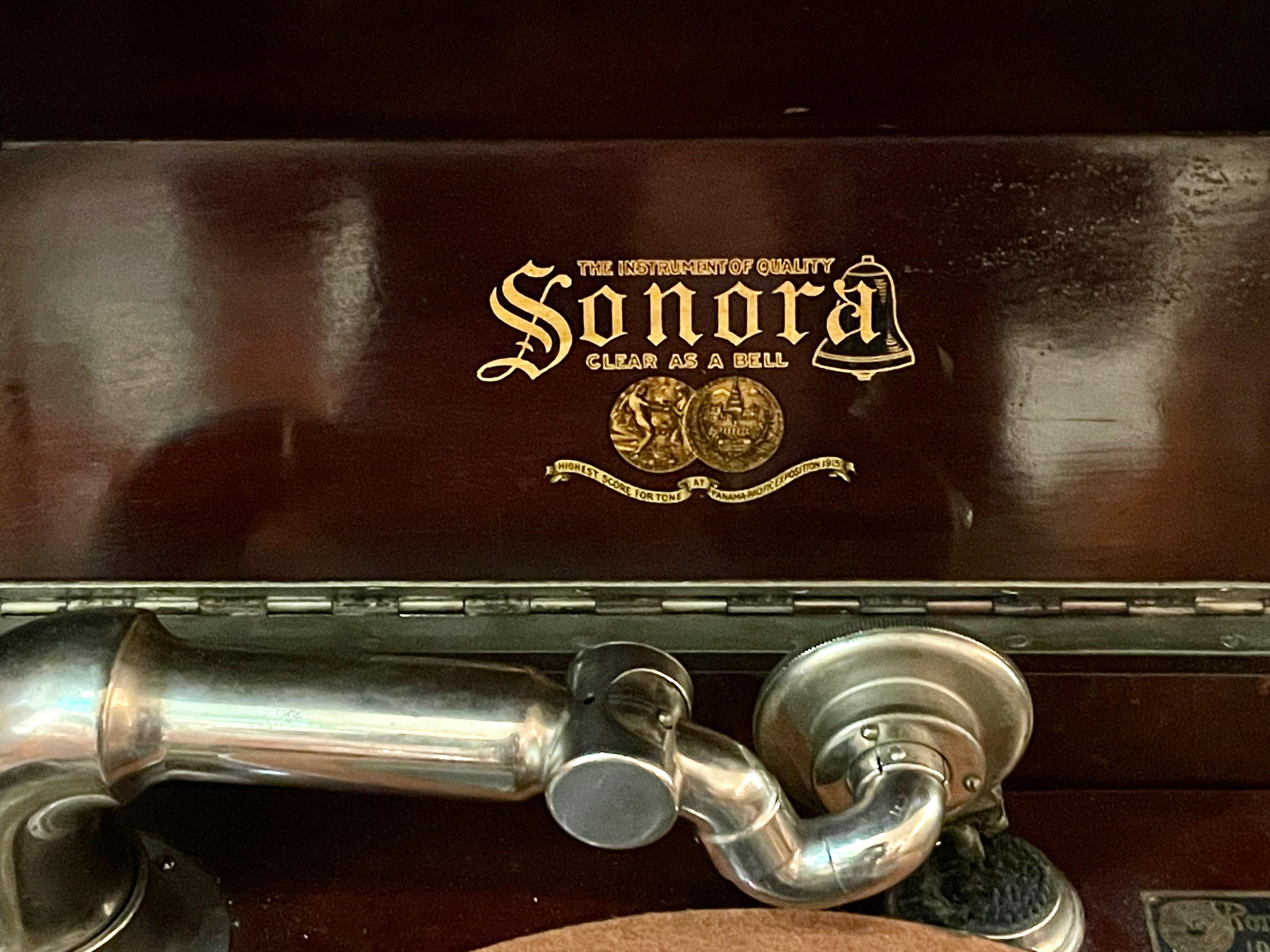 Sonora Windup Antique 1915 Phonograph Record Player 1