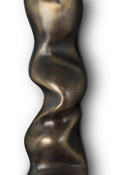 Sonoran Door Pull - Handcrafted Aluminium & Aged Brass - PullCast