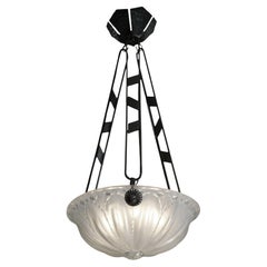 SONOVER French Art Deco Pendant Chandelier, 1920