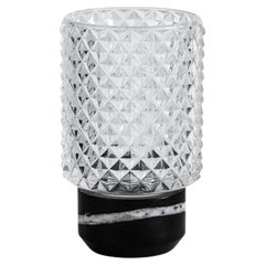 Sons of Marble Candle Holder Hurricane, Clear