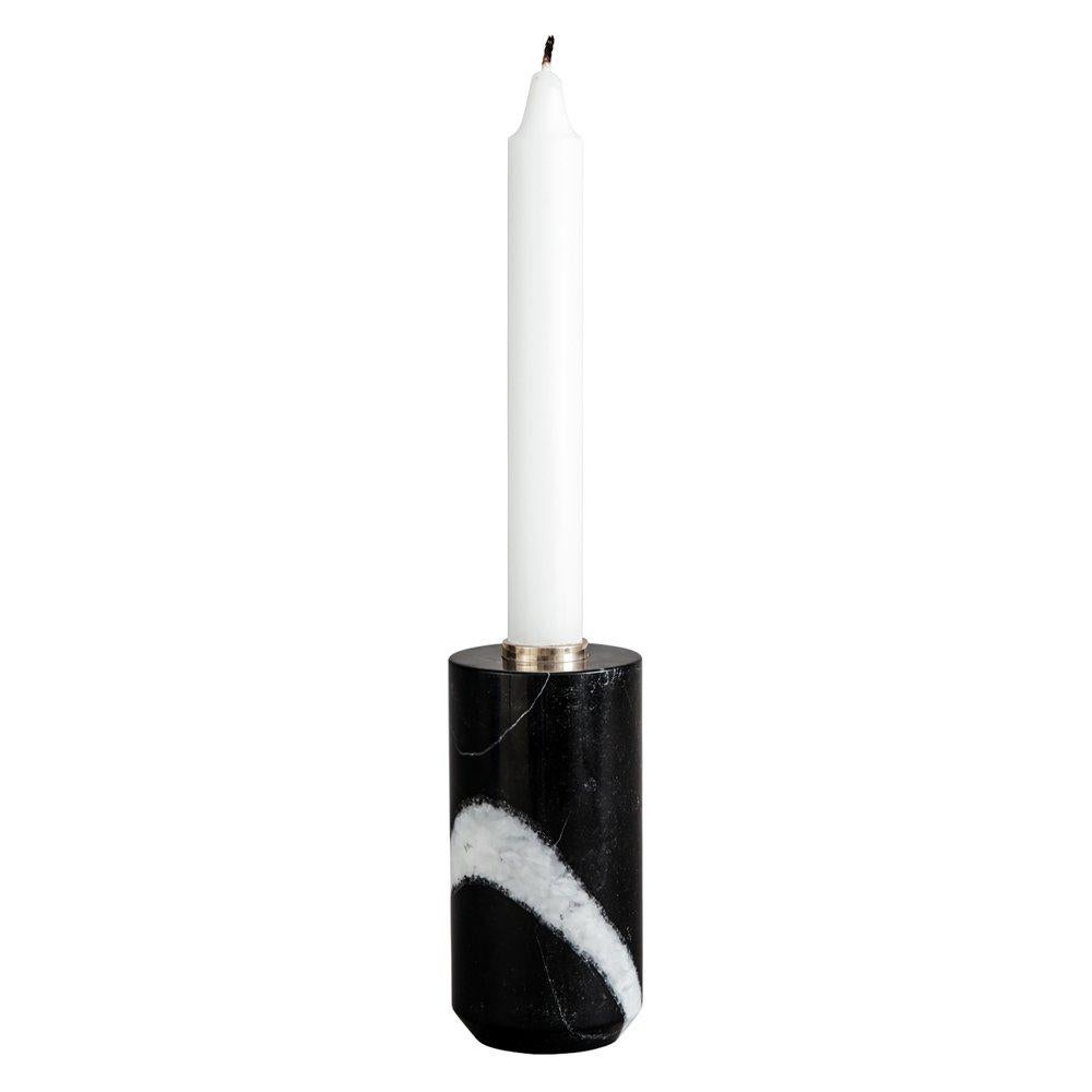 Modern Sons of Marble Candle Holder, Large For Sale