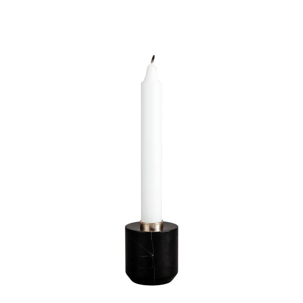 Modern Sons of Marble Candle Holder, Small For Sale