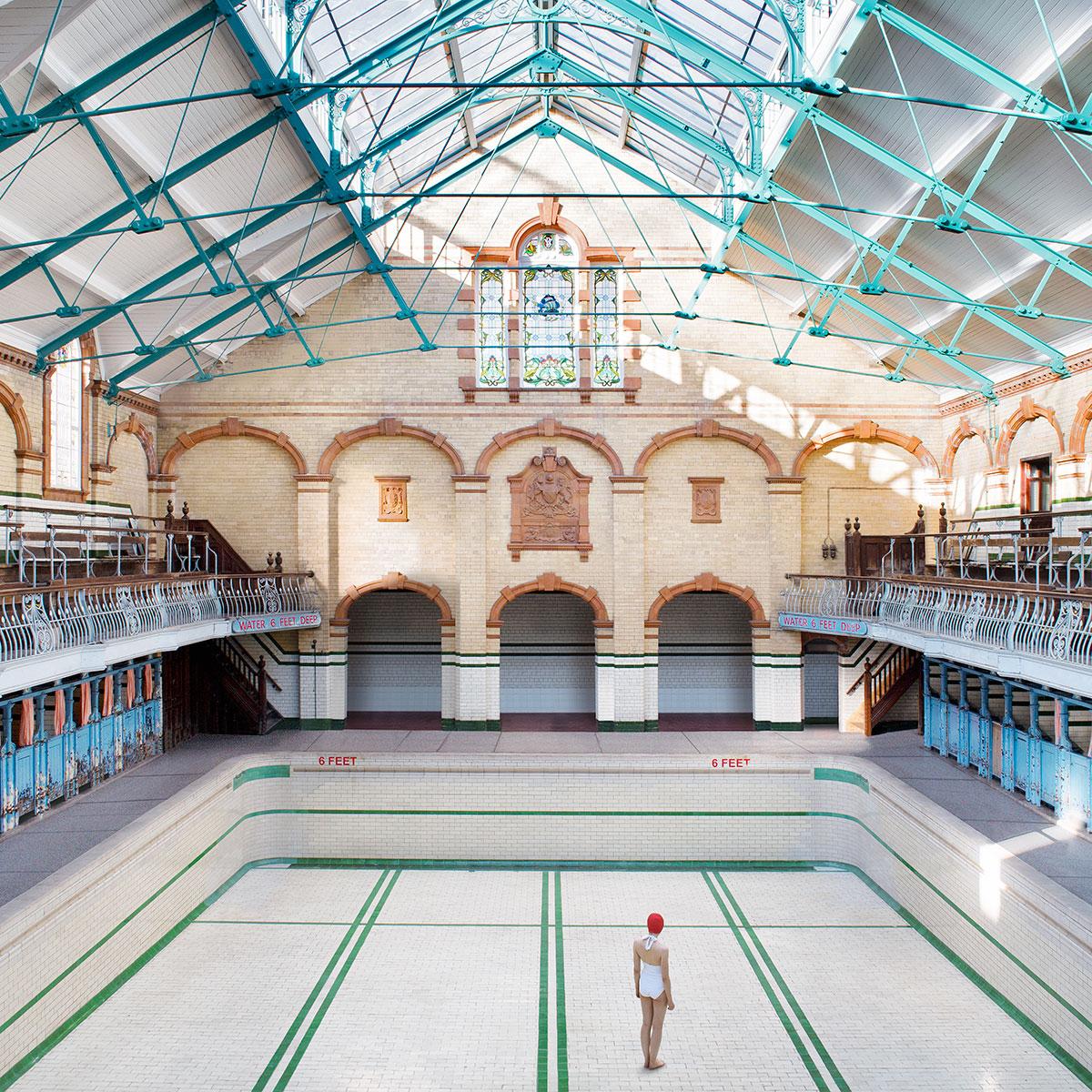 Soo Burnell Color Photograph - Alone at Manchester Victoria