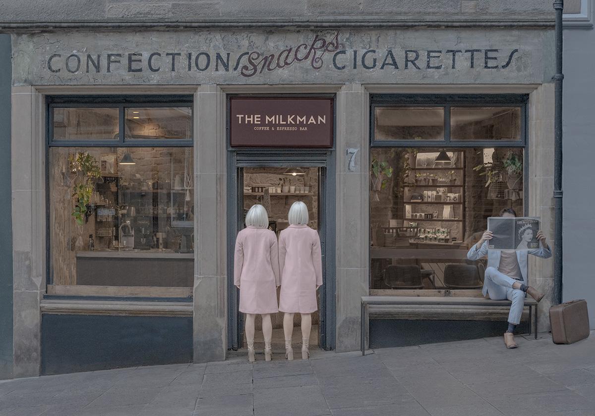 Soo Burnell Figurative Photograph - Coffee at the Milkman