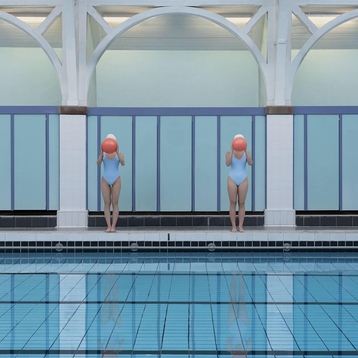 Soo Burnell Figurative Photograph - Water Polo at Warrender