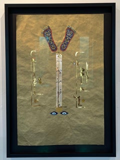 Senza titolo n. 1 - Soody Sharifi, Collage a tecnica mista, Artista mediorientale