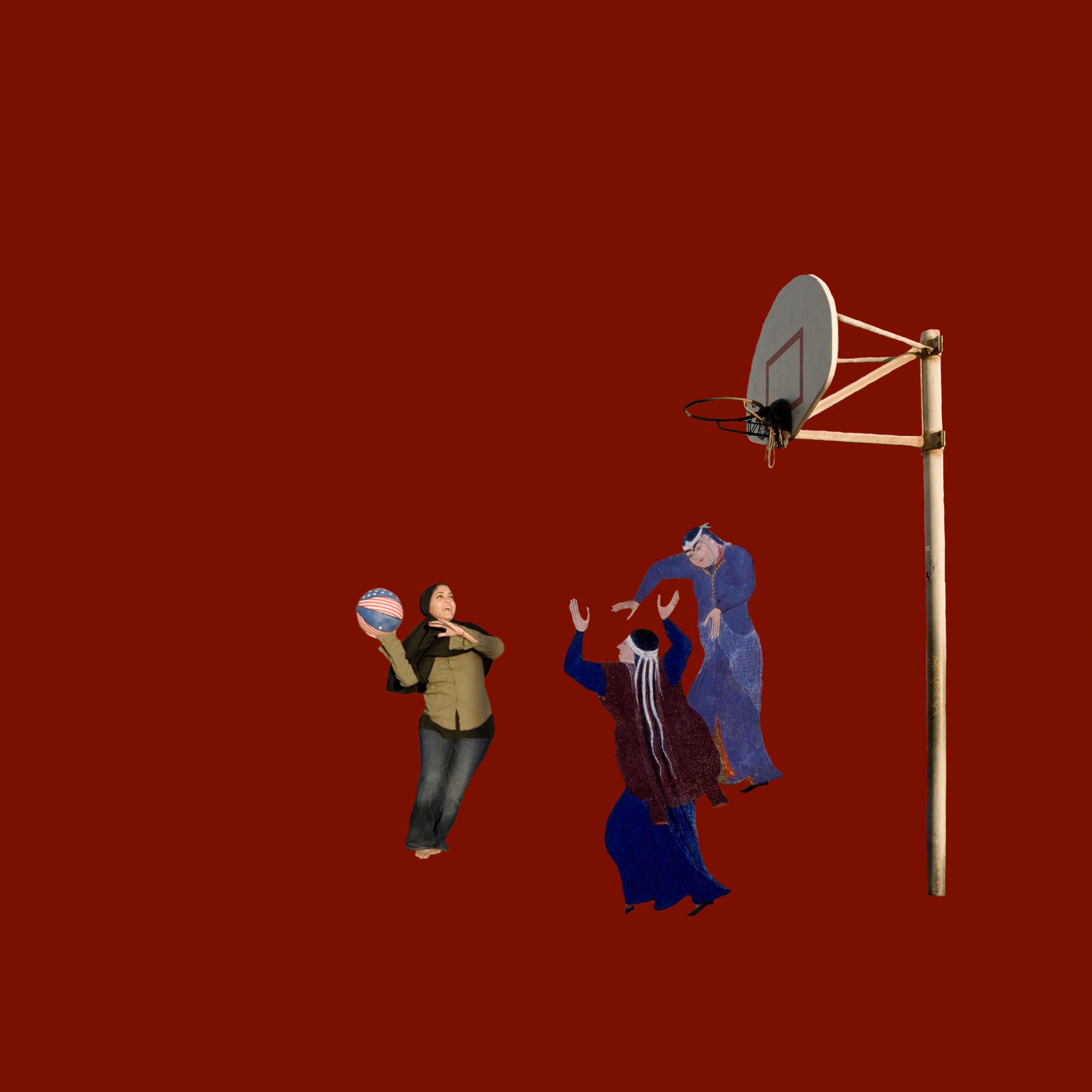 "Basket", Soody Sharifi, Stampa a getto d'inchiostro archivistica, Artista mediorientale. Opera d'arte incorniciata in ottime condizioni. Edizione di 3. Firmato e numerato dall'artista sul verso.