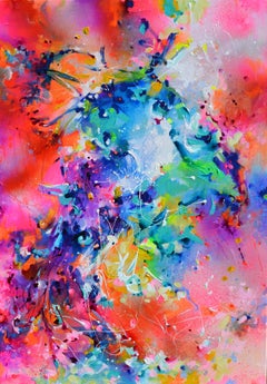 Oasis récifale abstraite et colorée - Abstrait coloré et rêveur