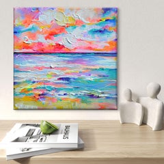 Les couleurs des profondeurs - Vagues au coucher du soleil