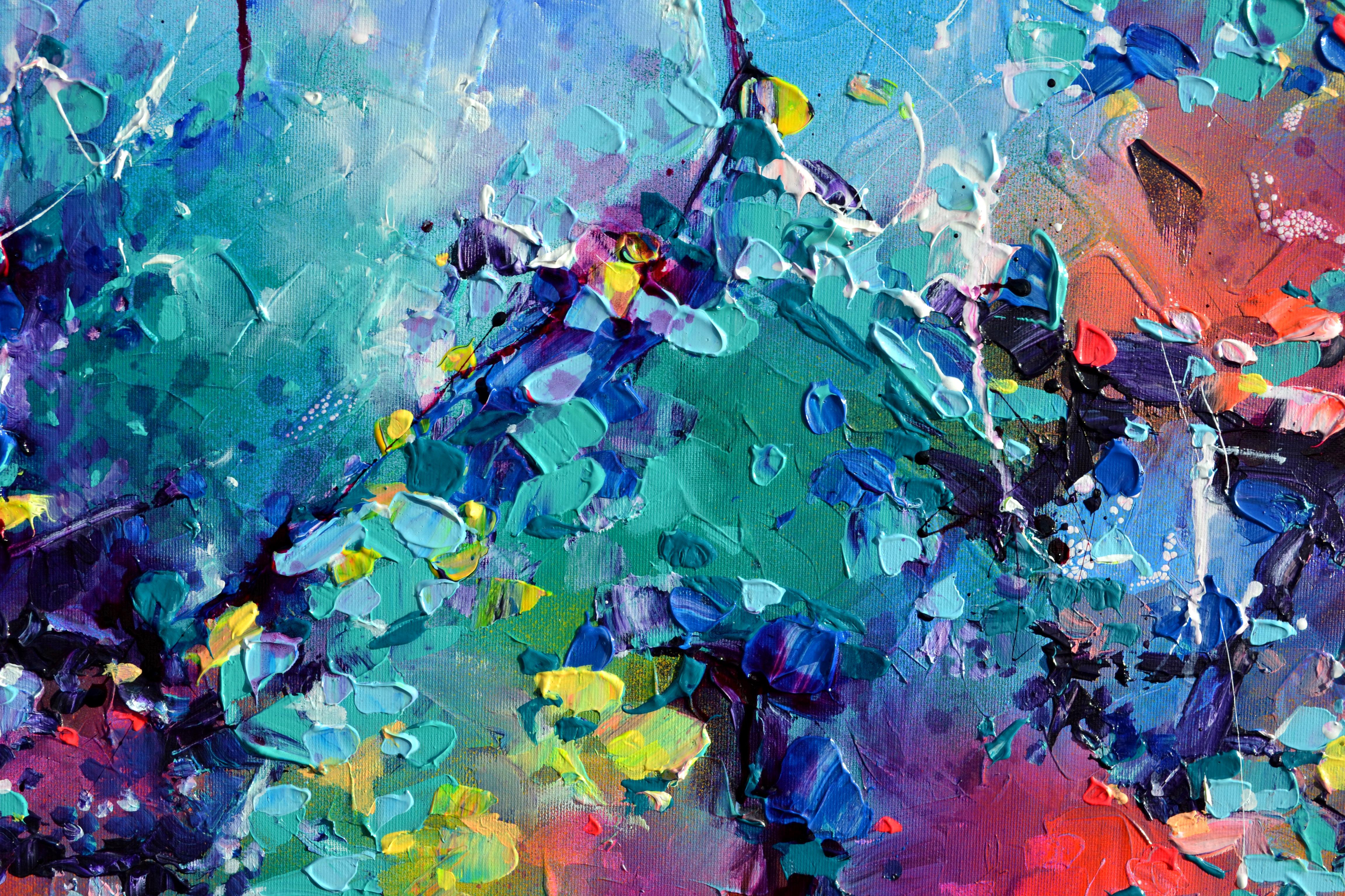 LISTO PARA COLGAR - CALIDAD DE GALERÍA

Un hermoso cuadro abstracto moderno, hecho a mano al 100%, con acrílicos barnizados profesionales y sprays acrílicos Amsterdam sobre lienzo grueso tensado.

Dimensiones: 100X50X4 cm, 39,4x19,7x1,6