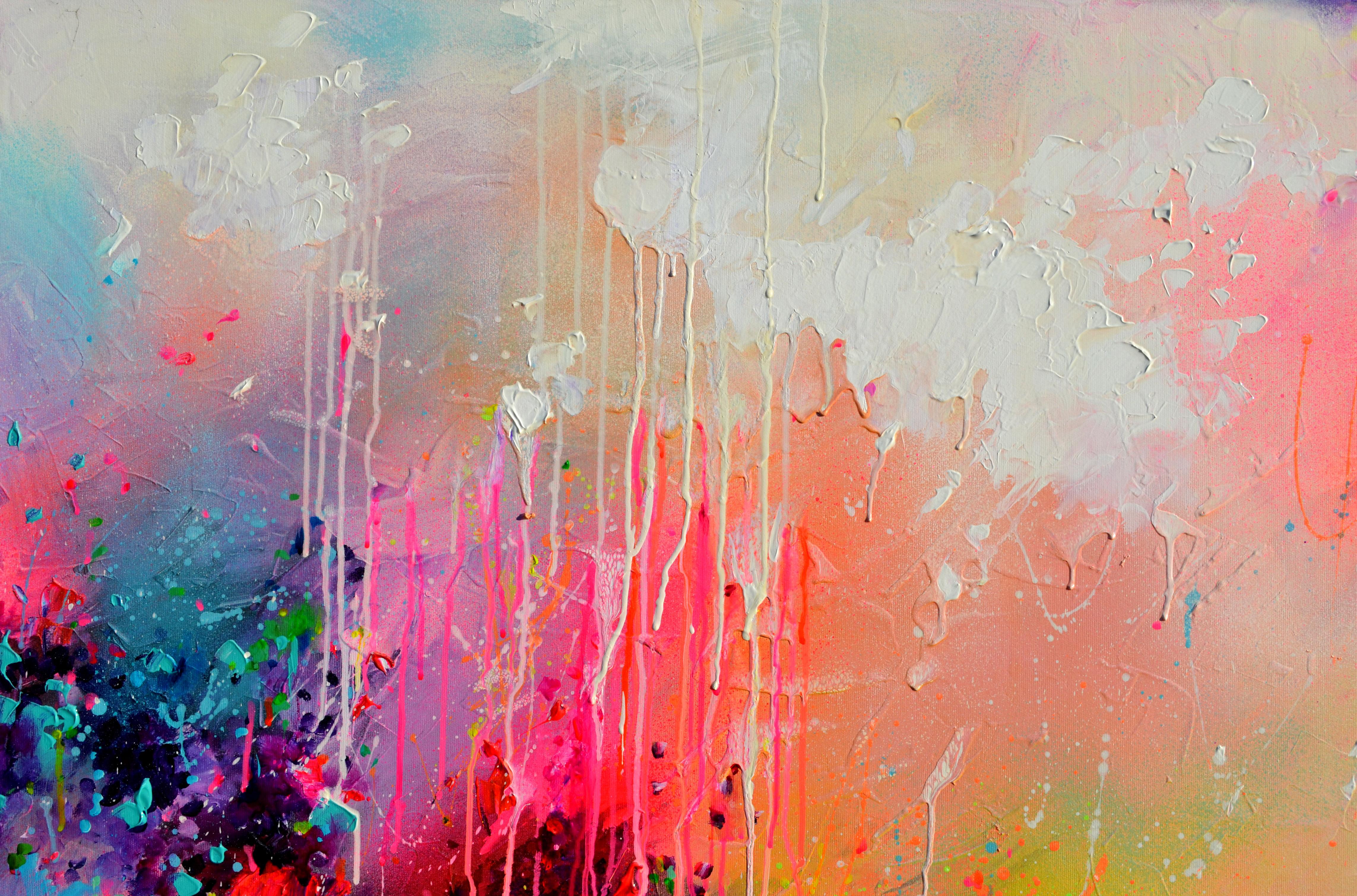 Fresh Moods 102 - Pittura astratta di grandi dimensioni in vendita 3