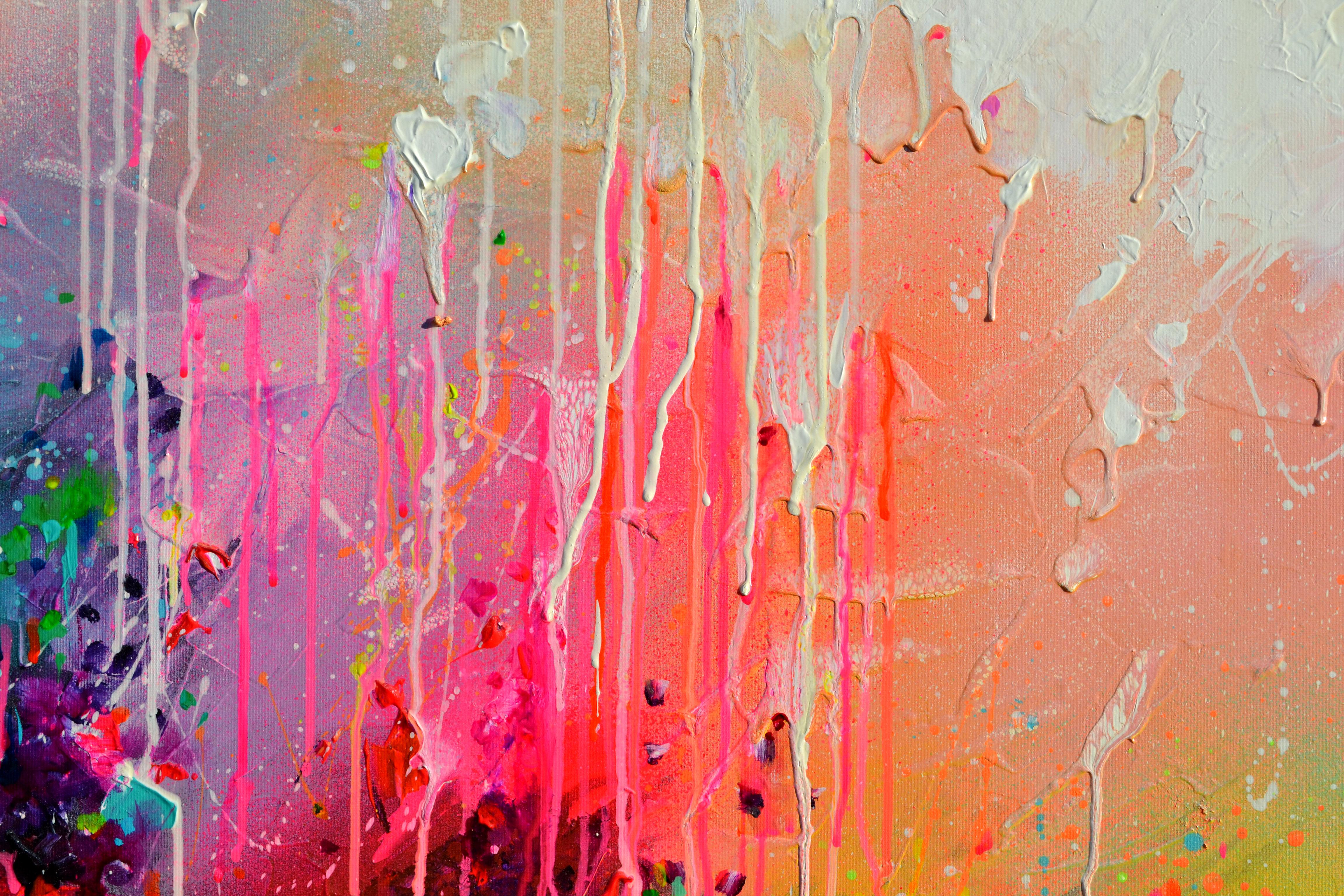 Fresh Moods 102 - Pittura astratta di grandi dimensioni in vendita 4