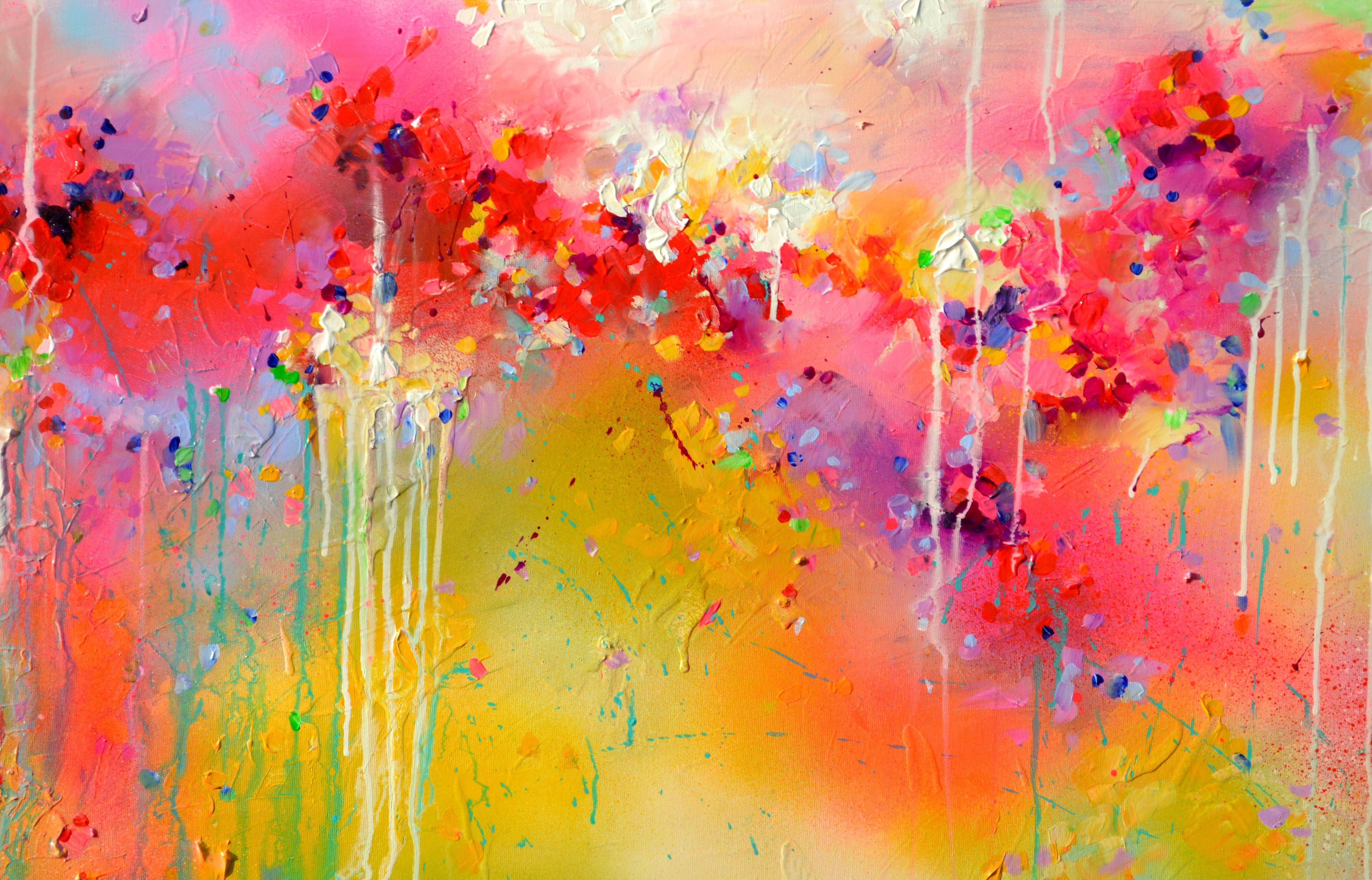 Süße Moods 74, Gemälde, Acryl auf Leinwand (Abstrakt), Painting, von Soos Roxana Gabriela