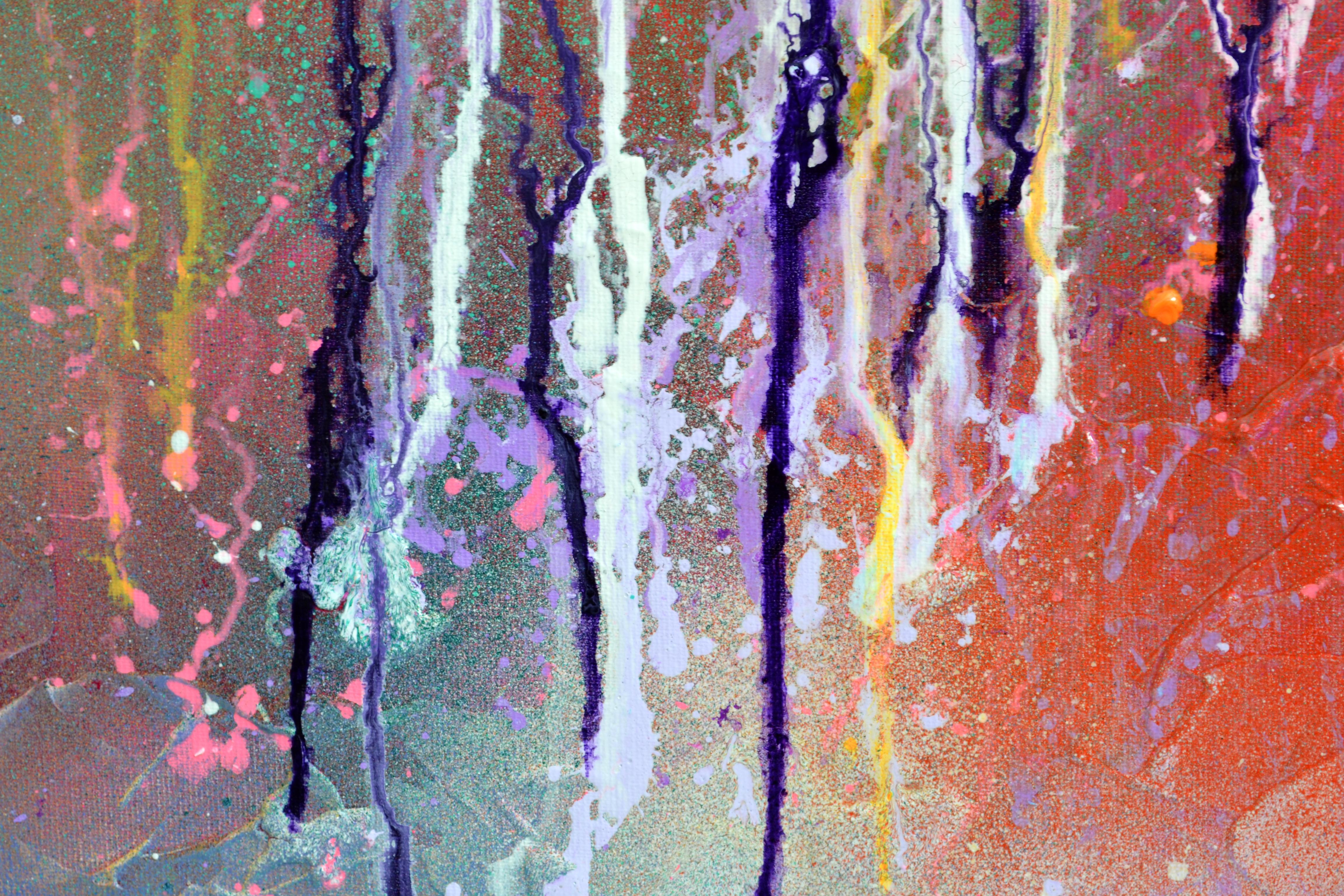 Süße Moods 87 - Großes farbenfrohes abstraktes Gemälde 3