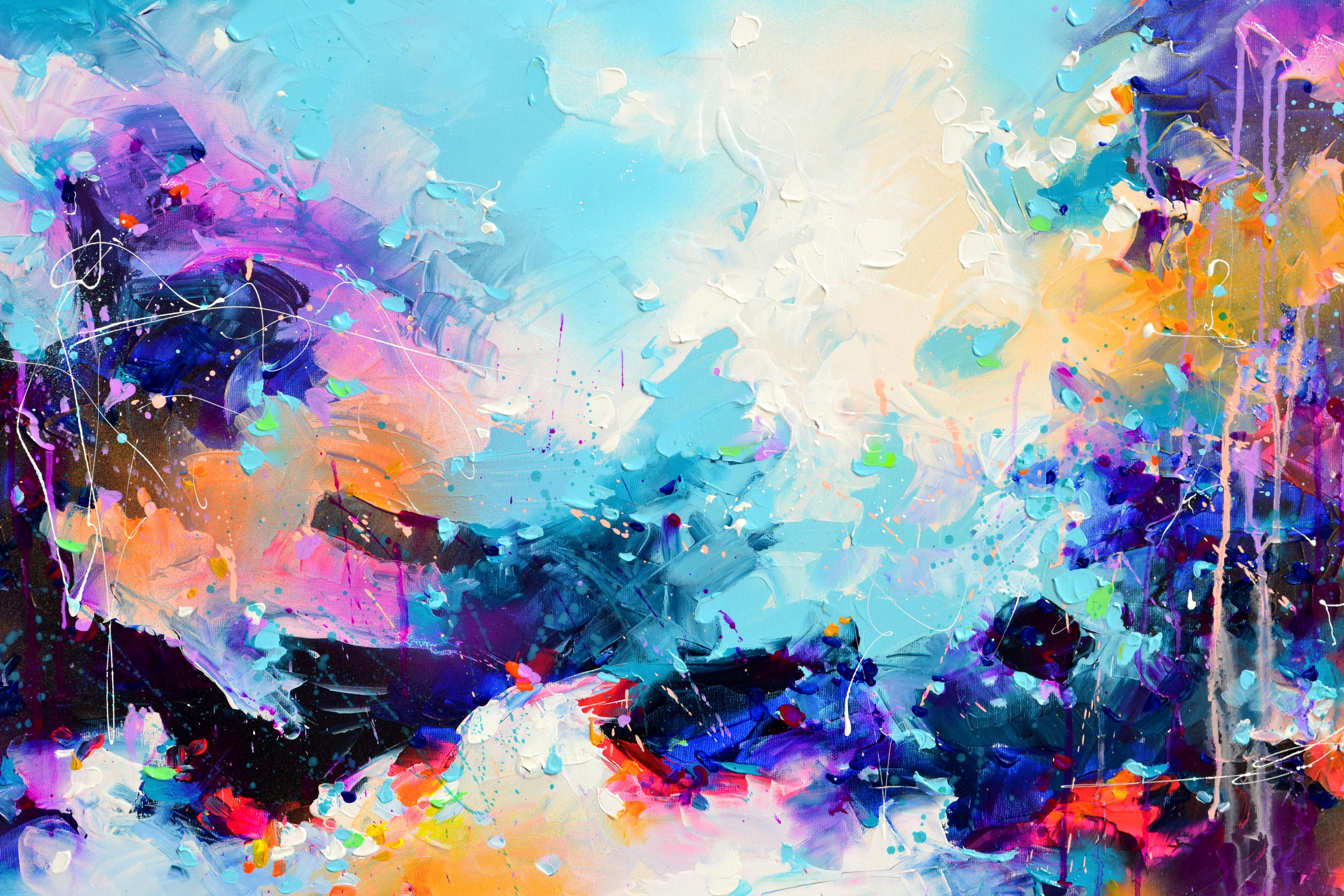 Fresh Moods 88 - Large Colorful Abstract Painting 1