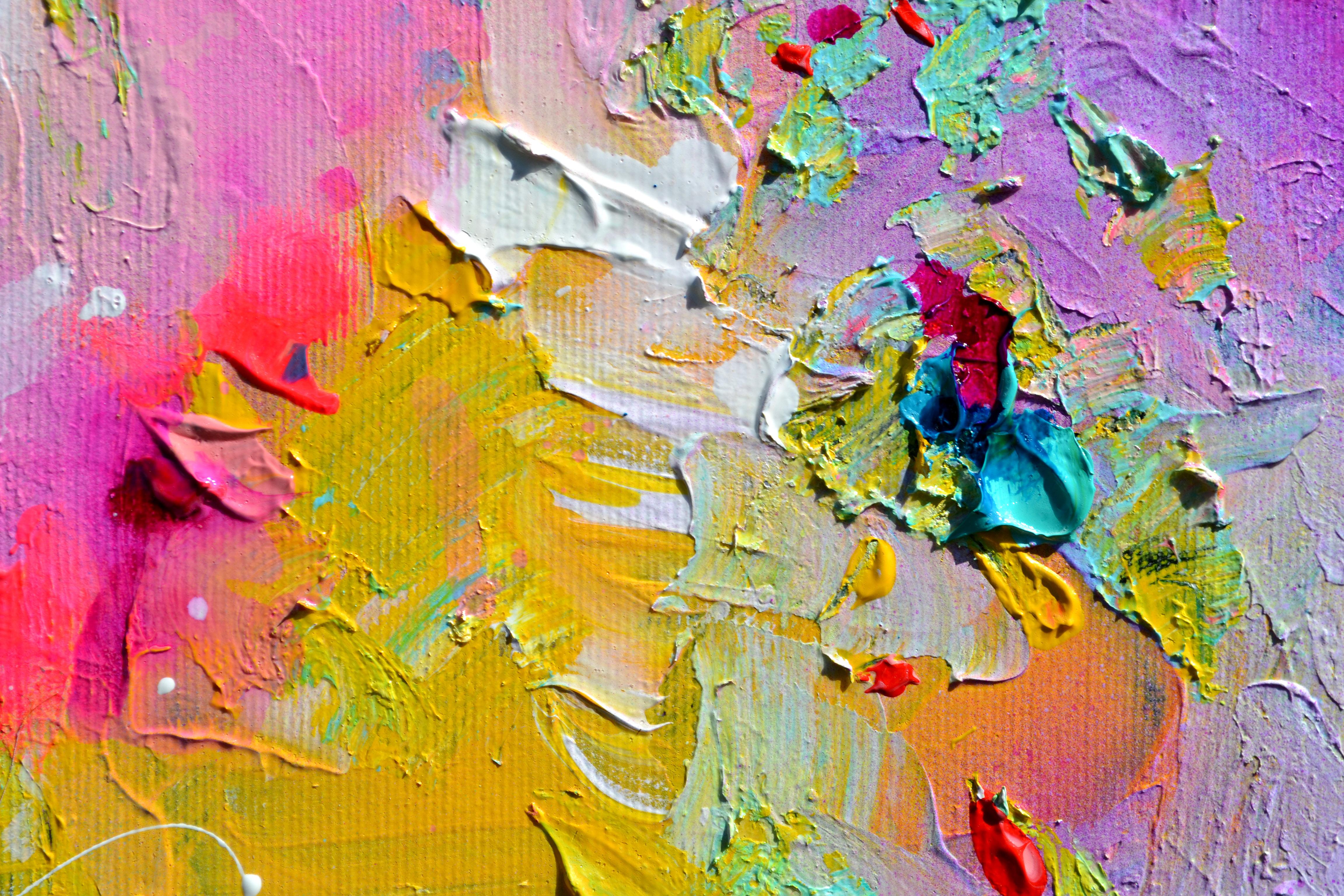 Fresh Moods 98 - 60x60 cm Abstraktes Gemälde im Angebot 2