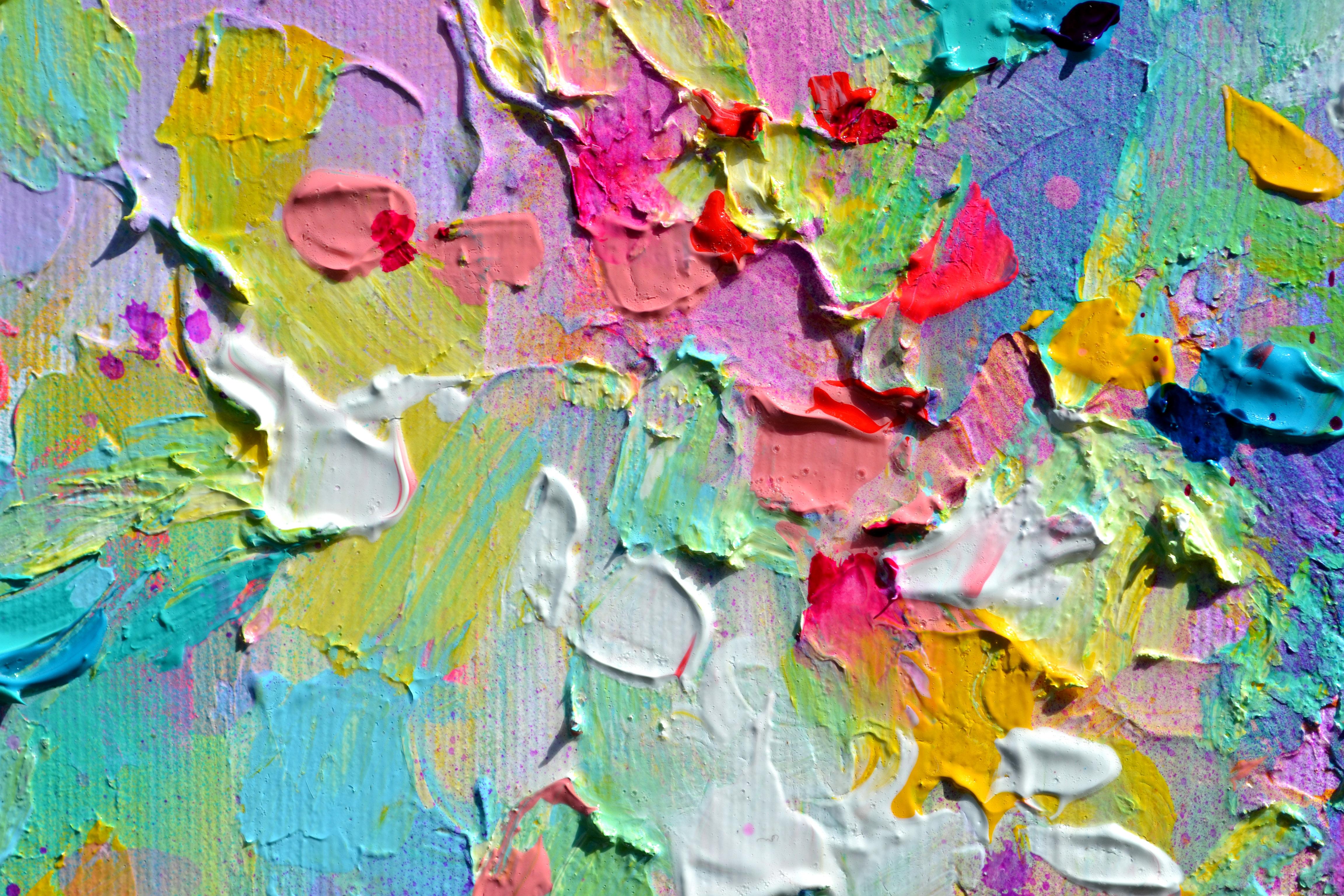 Fresh Moods 98 - 60x60 cm Abstraktes Gemälde im Angebot 4