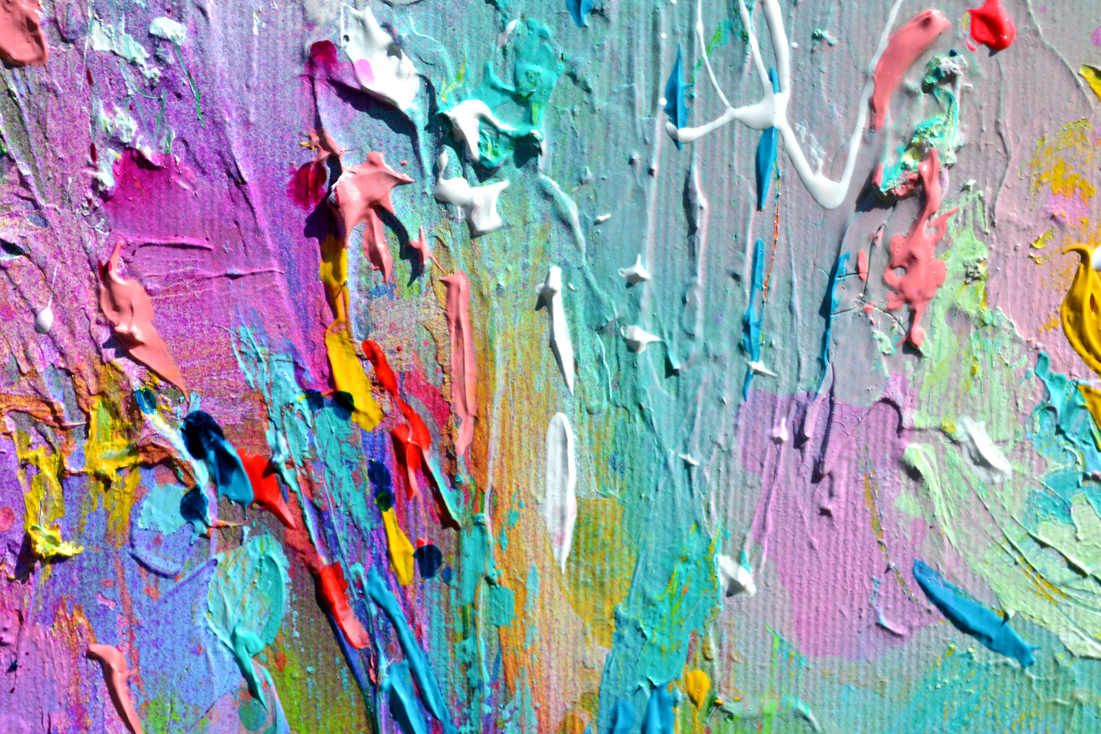 Fresh Moods 98 - 60x60 cm Abstraktes Gemälde im Angebot 5
