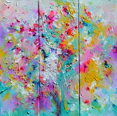 Fresh Moods 98 - 60x60 cm Abstract Painting