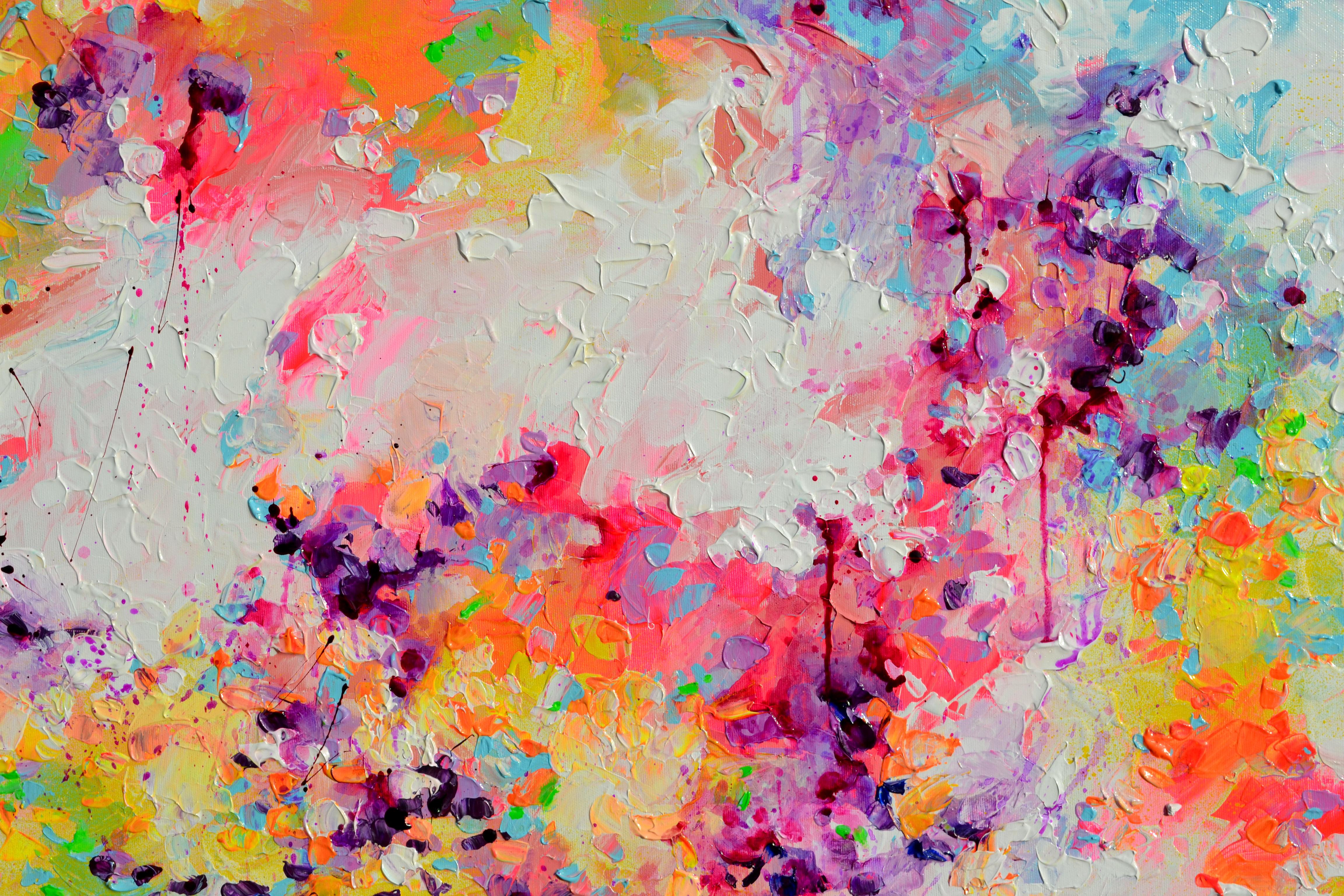 Fresh Moods 99 - Large Abstract Light Painting For Sale 1