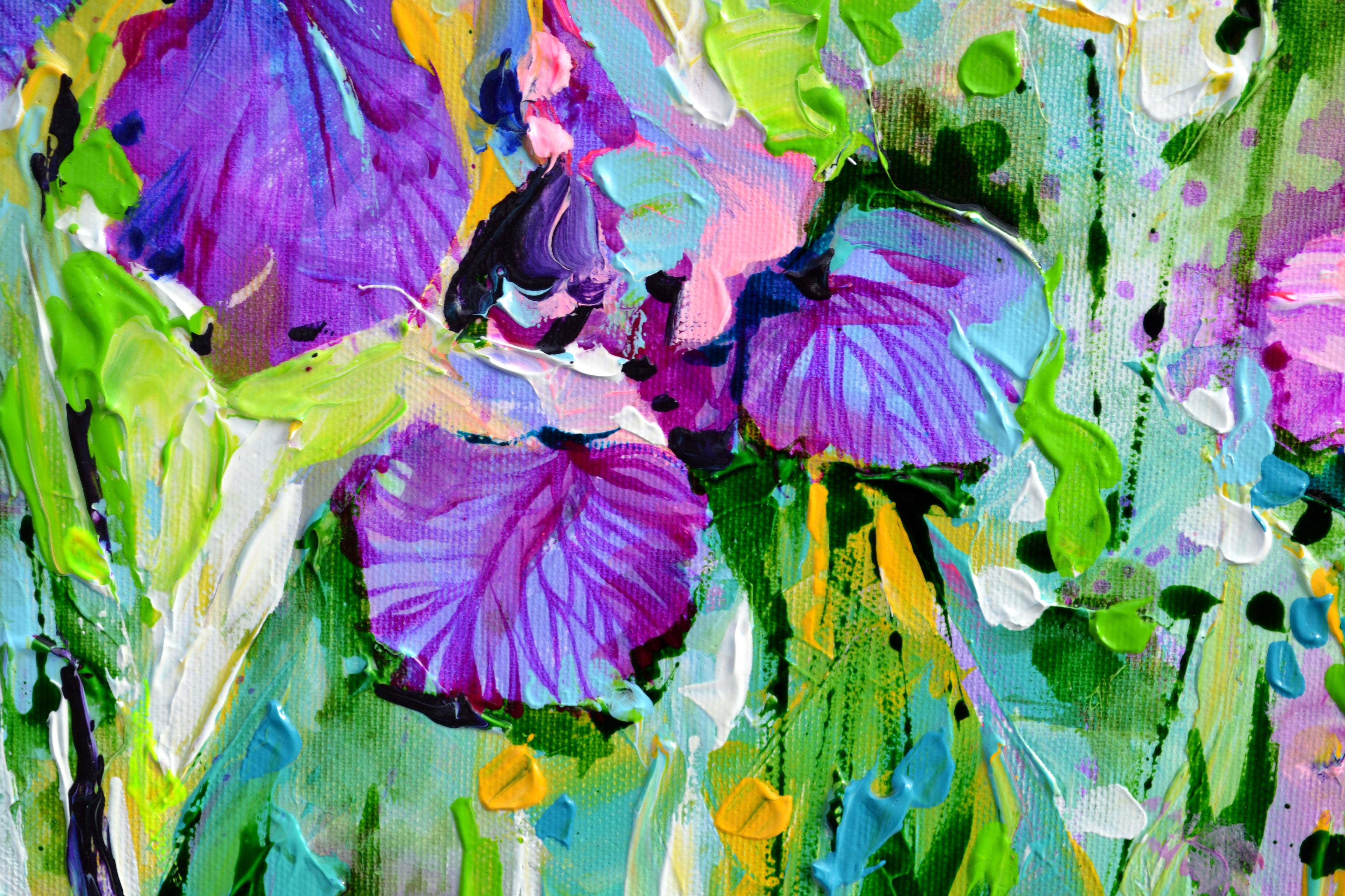Campo di fiori di iris 8