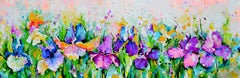 Campo di fiori di iris