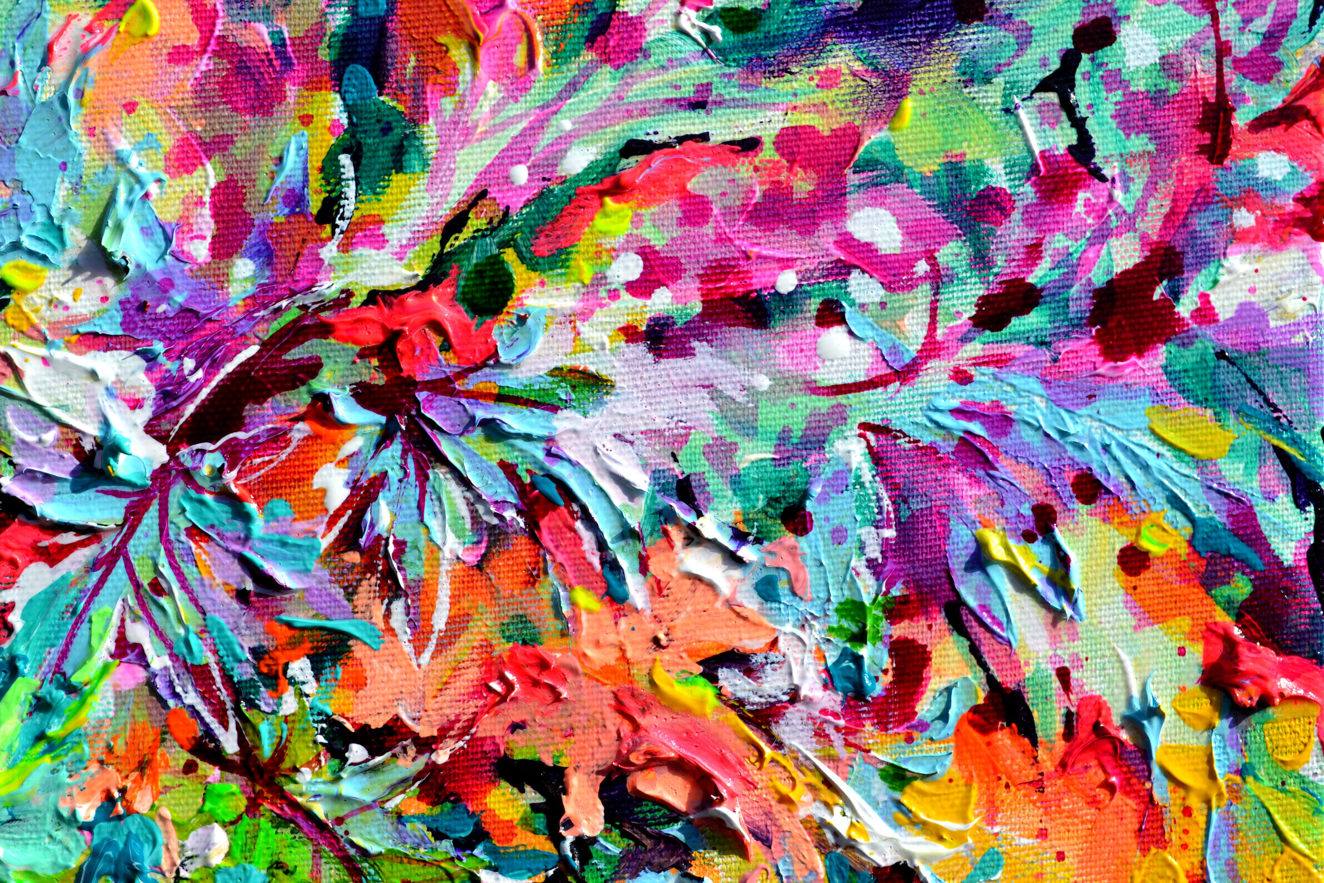 PRONTO DA APPENDERE - QUALITÀ DA GALLERIA
Un bellissimo quadro moderno, realizzato con acrilici professionali verniciati e spray acrilici Amsterdam su tela pesante tesa.
Dimensioni: 40X40X4 cm, 15,8X15,8X1,6 pollici.
È firmato e datato sul fronte