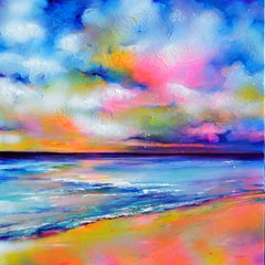New Horizon 175 Paysage marin coloré au coucher du soleil
