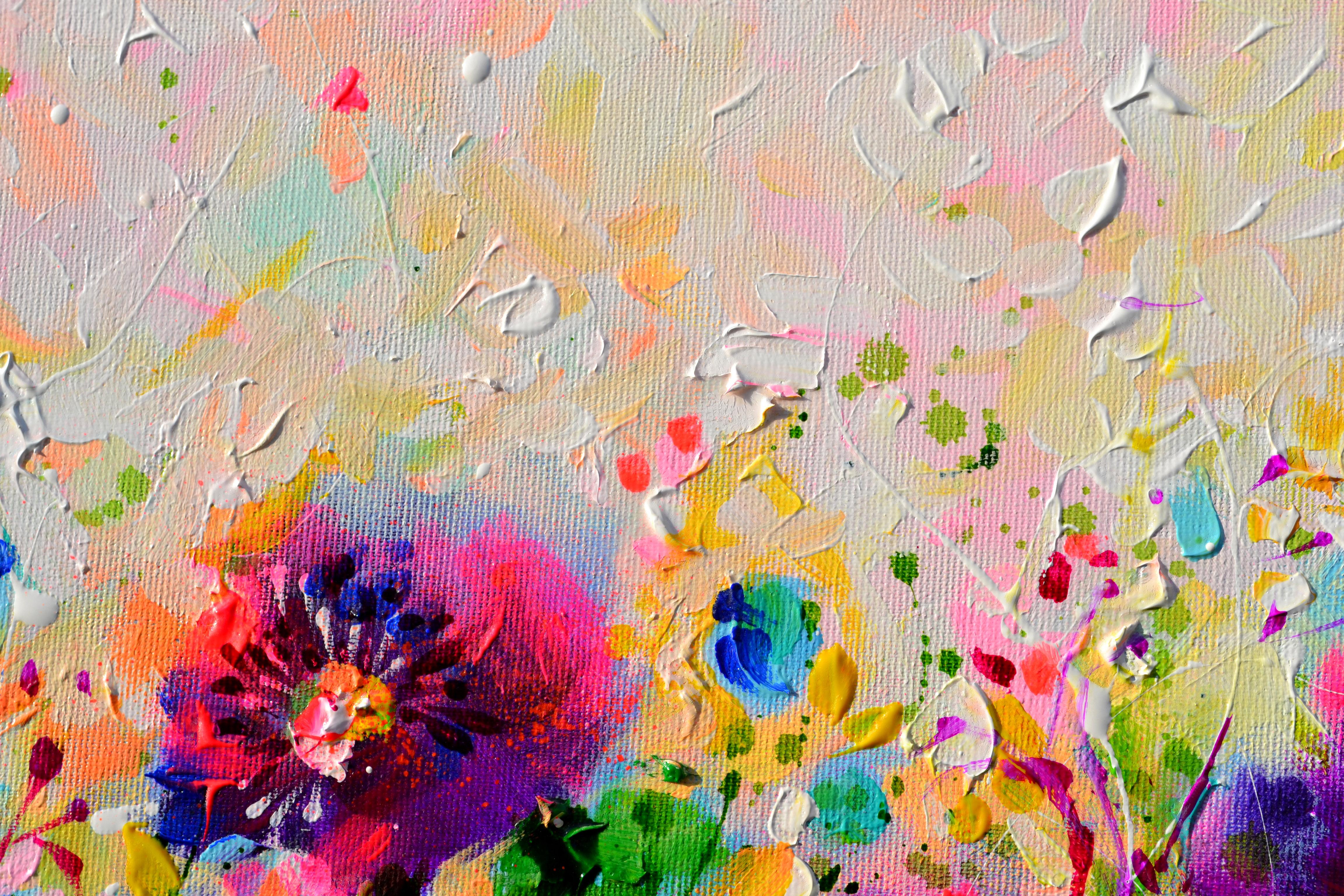 Opium Poppy Field, Pink and Purple Opium Poppies im Angebot 10