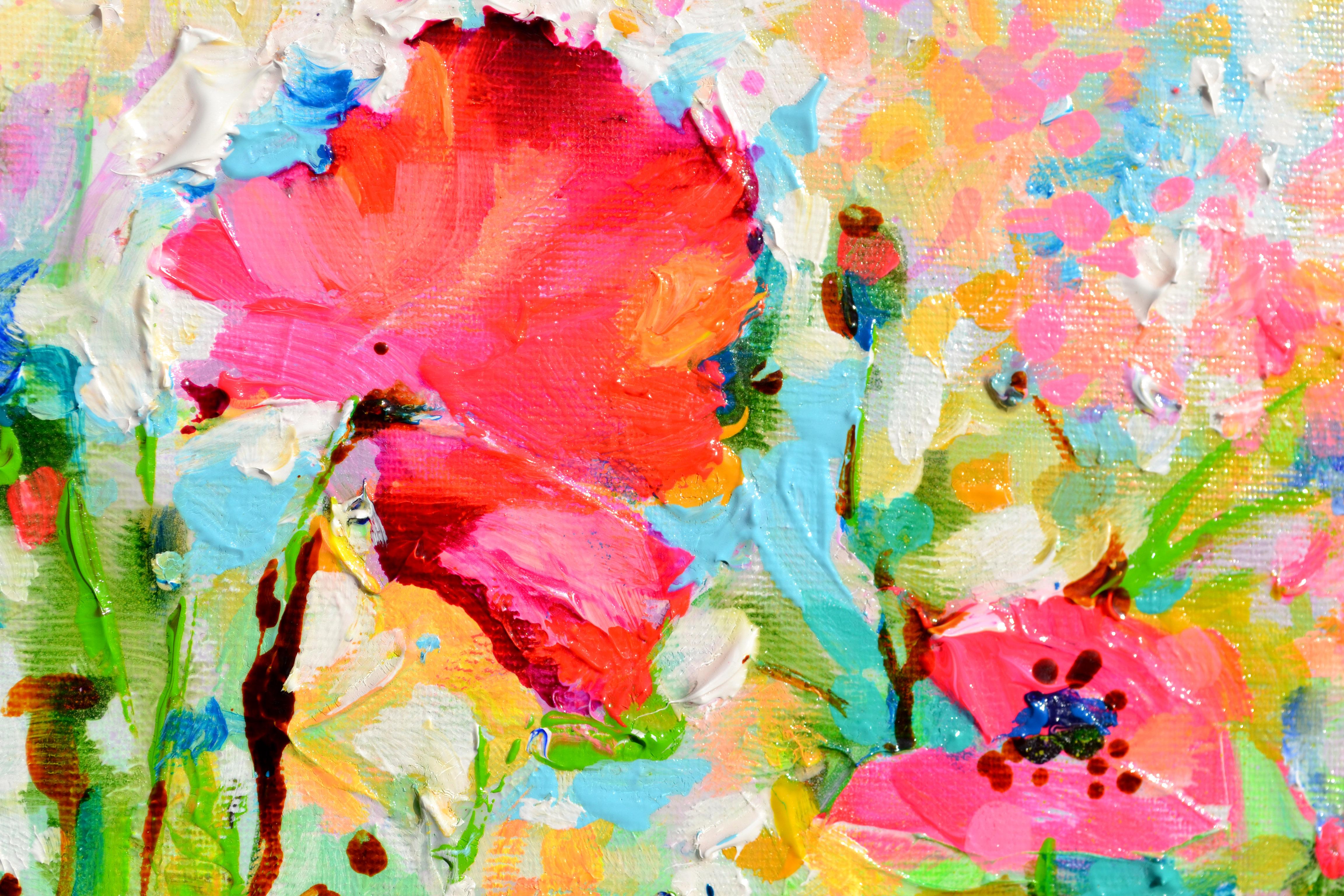 Roter Schlafmohn - Mohnblumenfeld im Angebot 5