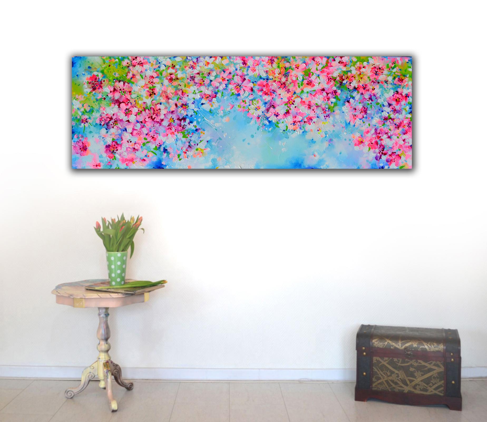 Sakura - Flor de primavera del cerezo - Painting de Soos Roxana Gabriela