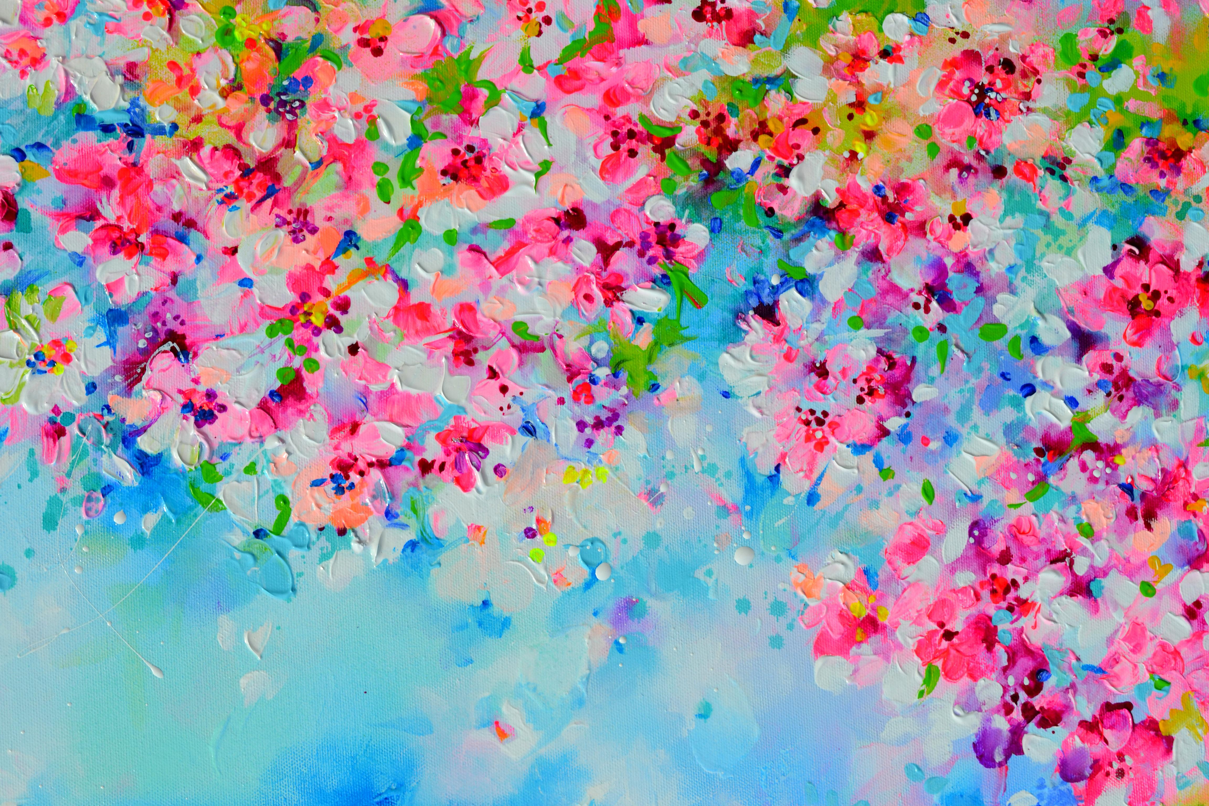 Un precioso cuadro floral moderno, realizado con acrílicos barnizados profesionales y sprays acrílicos Amsterdam sobre lienzo pesado tensado.
Envío esta maravillosa obra de arte lista para colgar.
Dimensiones: 120X40X2 cm - 47,3x15,8x0,8
Está