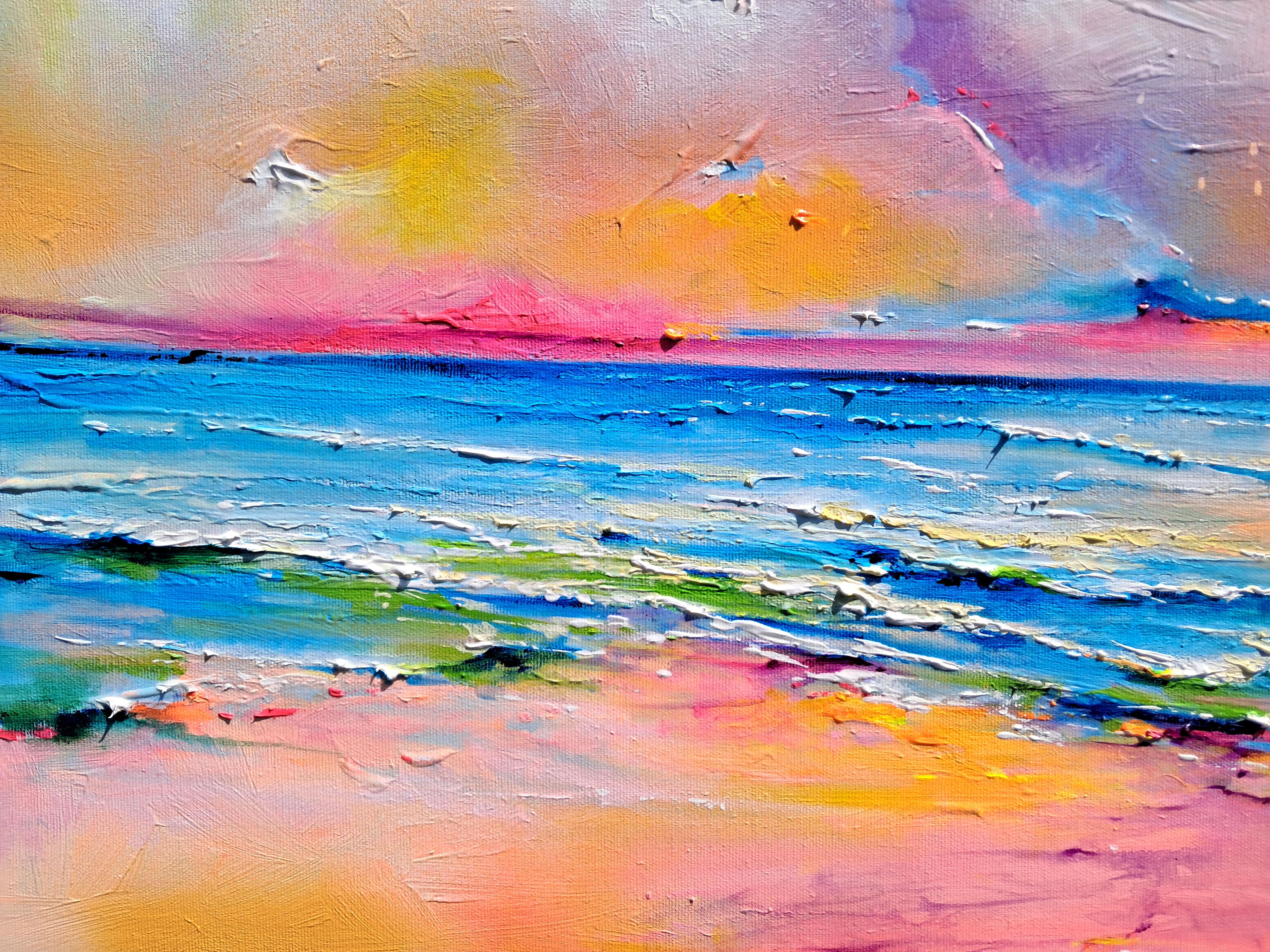 BEREIT ZUM AUFHÄNGEN mit bemalten Rändern.

Eine schöne moderne Landschaft, abstrakt, mit professionellen lackiert Acryl und Amsterdam Acryl Sprays auf schwere Leinwand gespannt.

Ich versende dieses wunderbare Kunstwerk hängefertig.

Abmessungen: