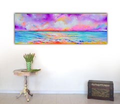 Seascape - New Horizon 190, Acrylic Landscape Painting, Signed, 2025