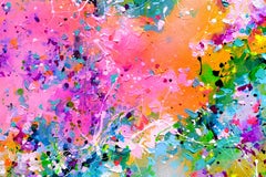 Underwater Temple 10 - Large Abstract Painting, Painting, Acrylic on Canvas